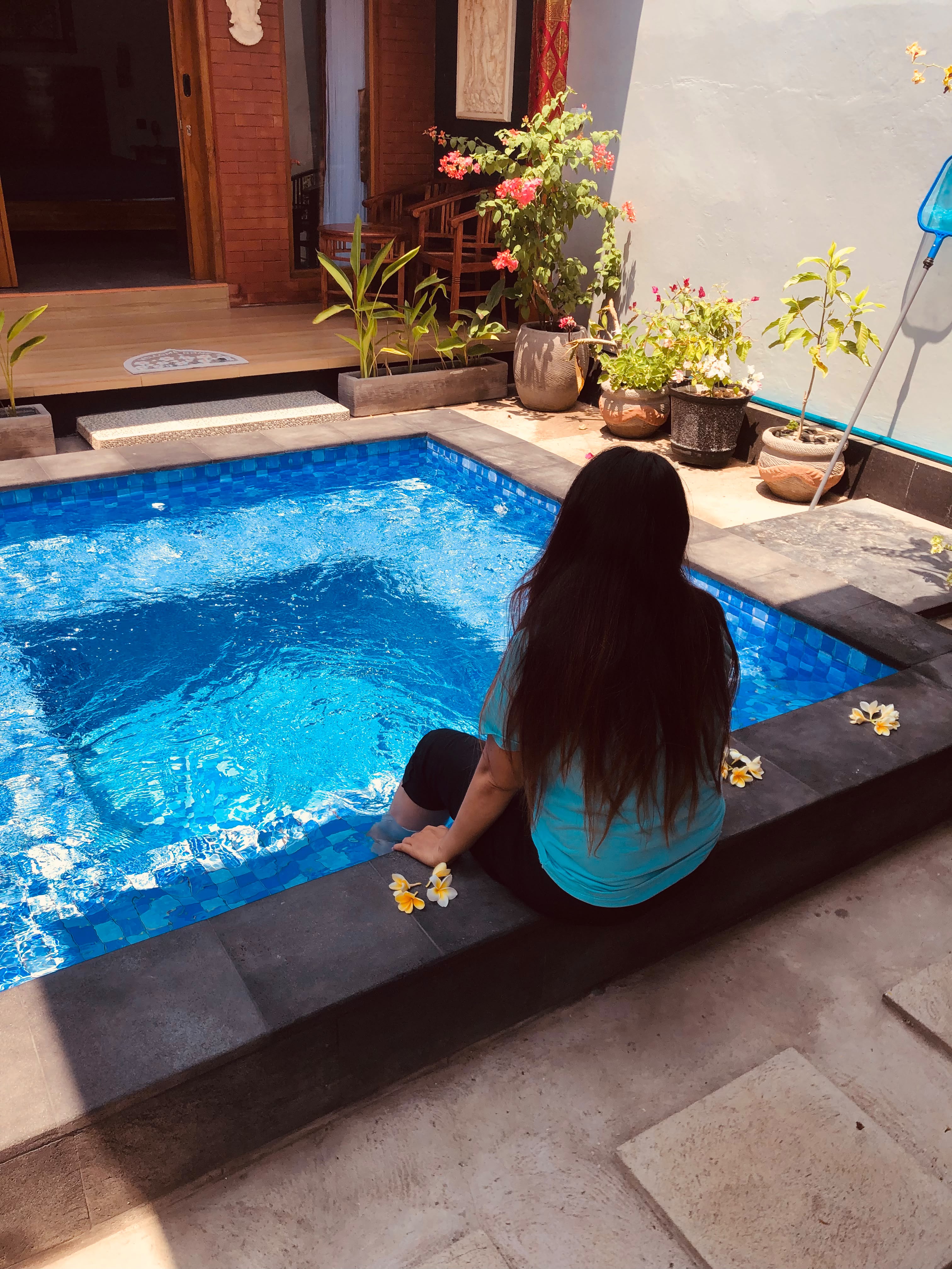 Private pool area