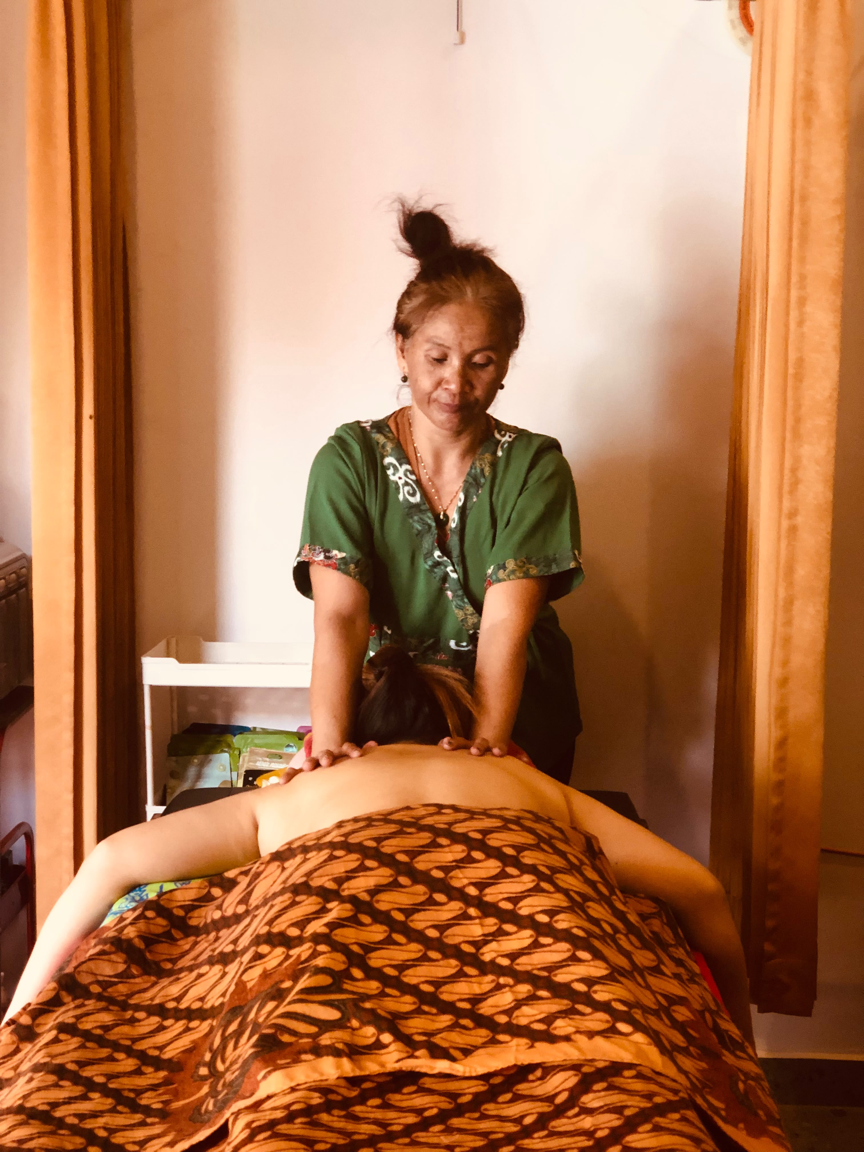 Massage session